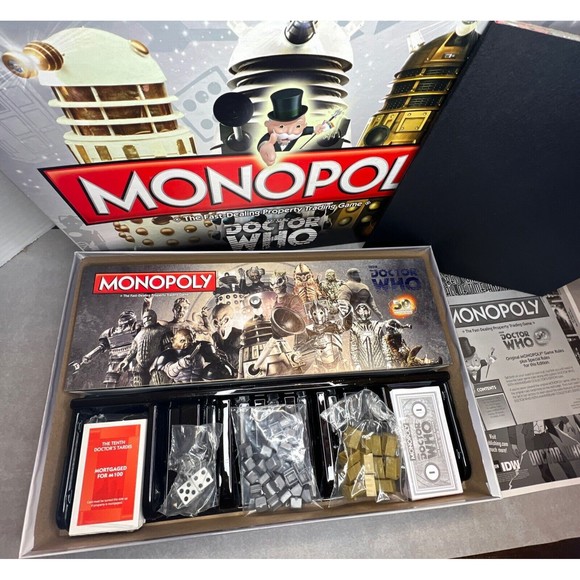 Monopoly Doctor Who 50th Anniversary Collector’s Edition Open Box Original Pac.. - Picture 3 of 16